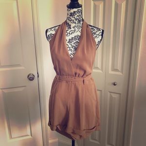 Halter Romper with Belt